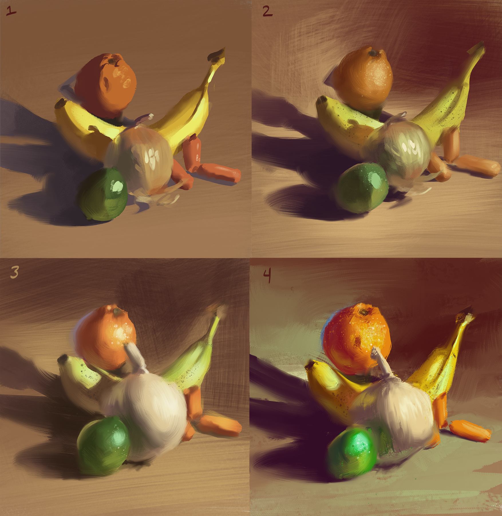 Still Life, 5 minutes each