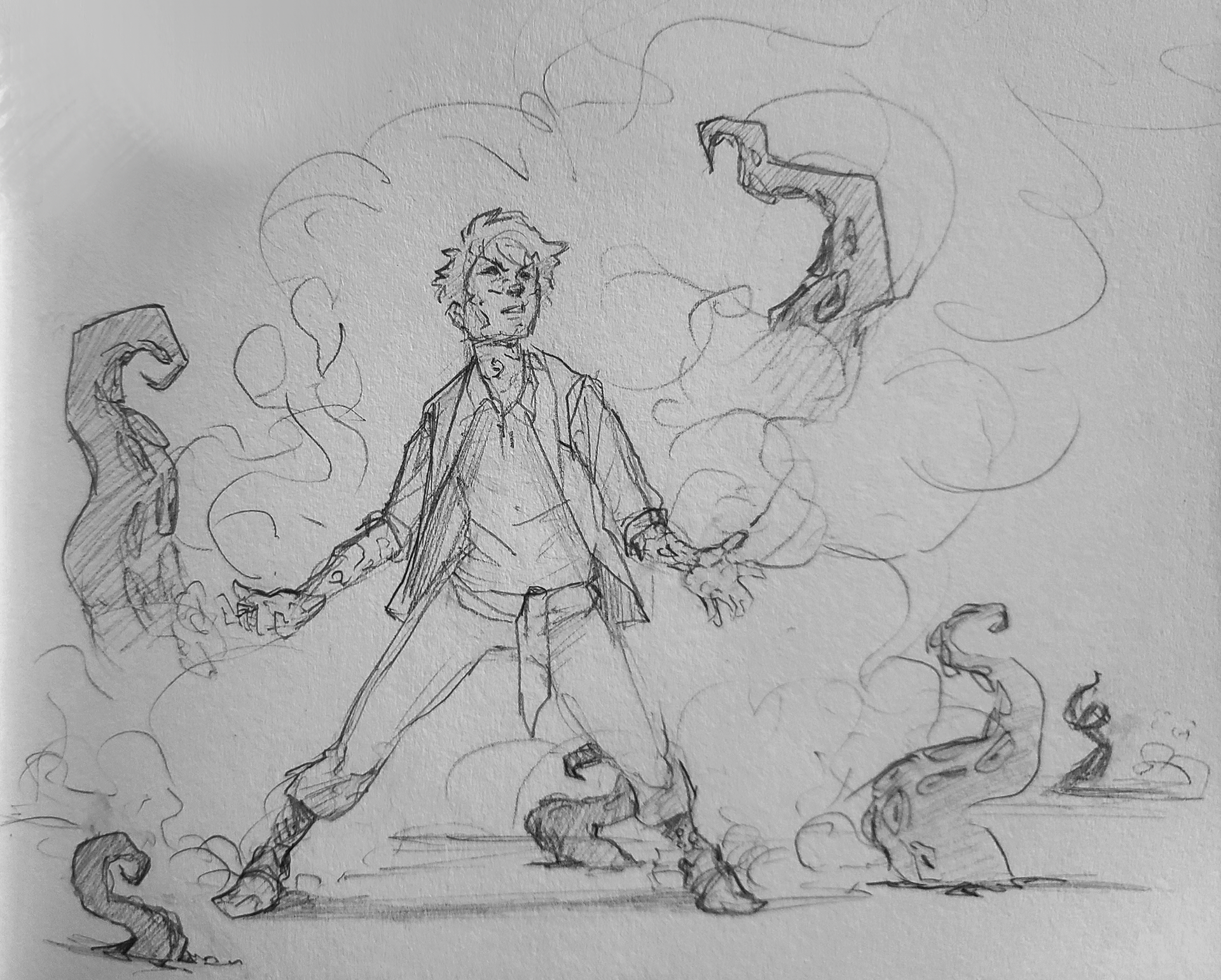 Personal D&D character sketch