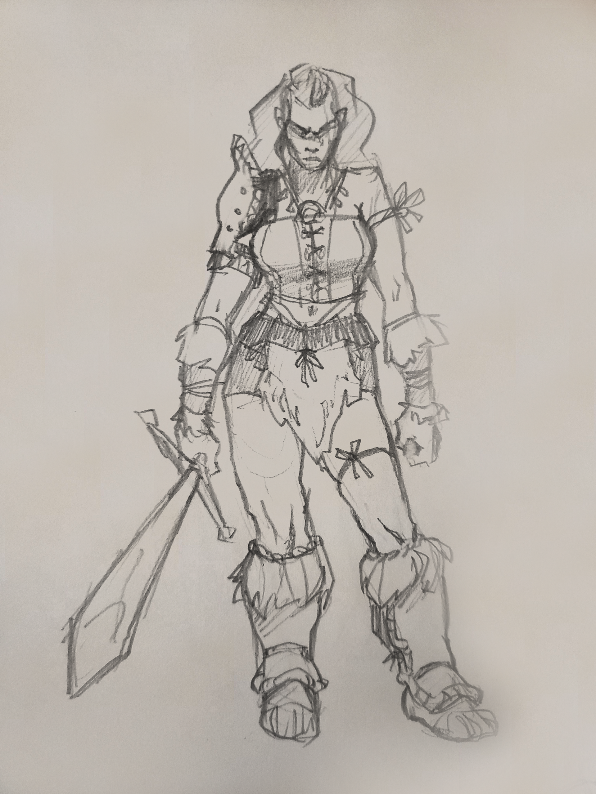 Personal D&D character sketch