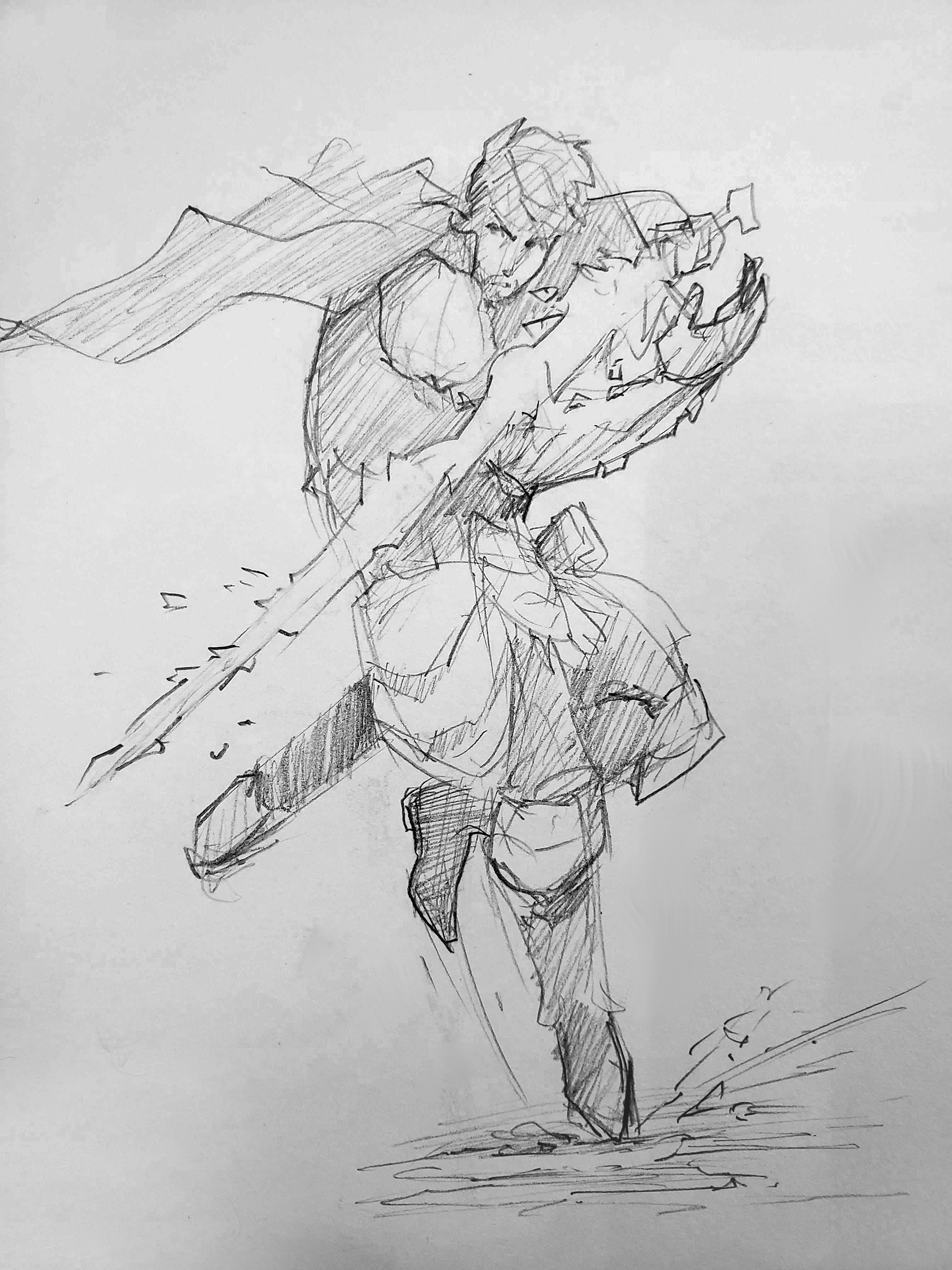 Personal D&D character sketch