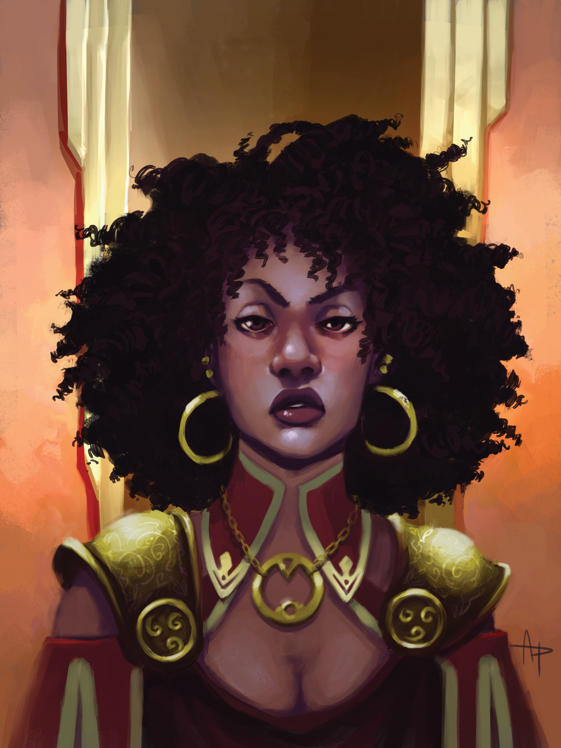 "Warhawk" Character illustration for Anarchy by WeStar Games