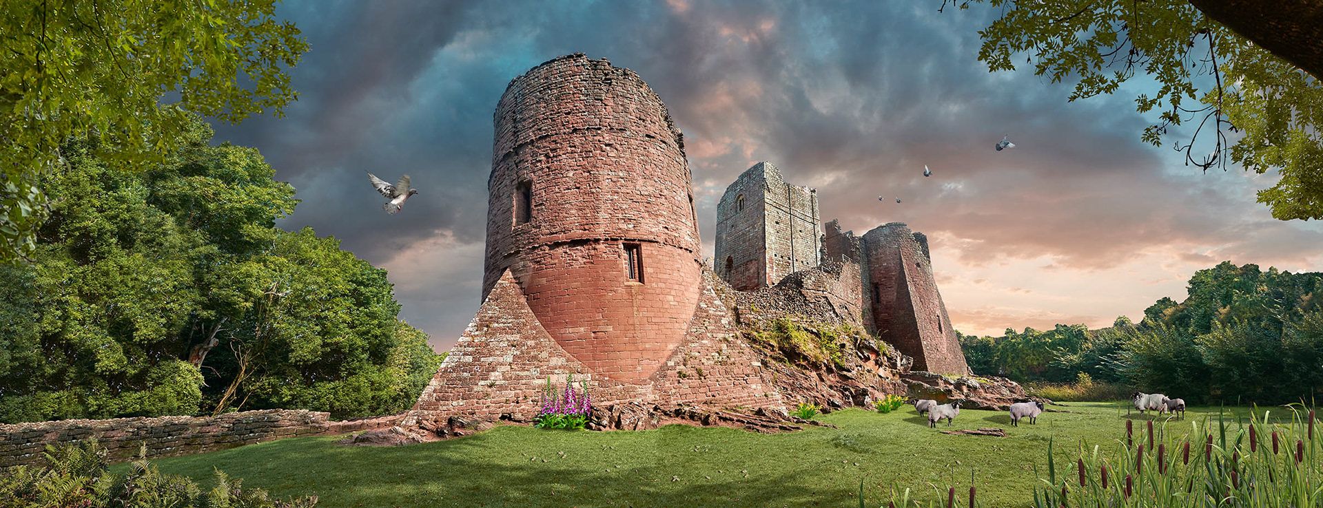 Corfe Castle, Dorset England photo by photographer Paul E Williams