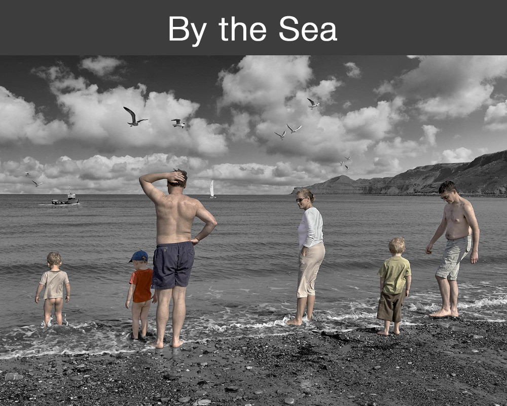 By The Sea - Happy people enjoying a day trip to the seaside photo wall art by professional photographer Paul E Williams.