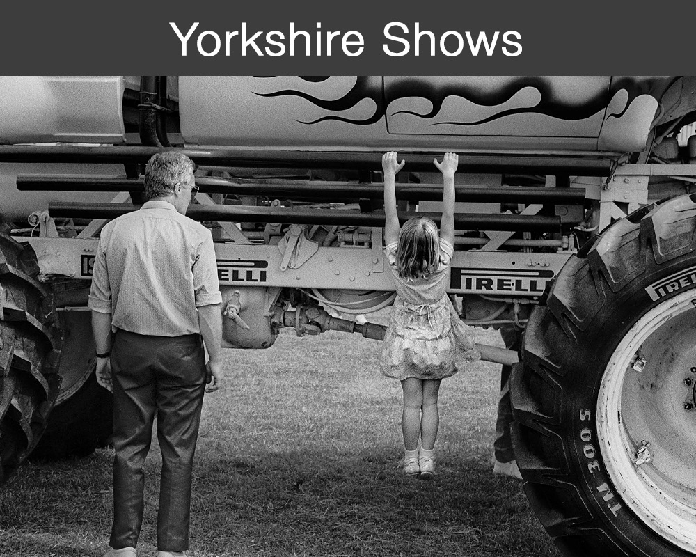 Yorkshire Shows - Archival photos of people enjoying traditional Yorkshire shows. Reportage Street people photo wall art by professional photographer Paul E Williams.