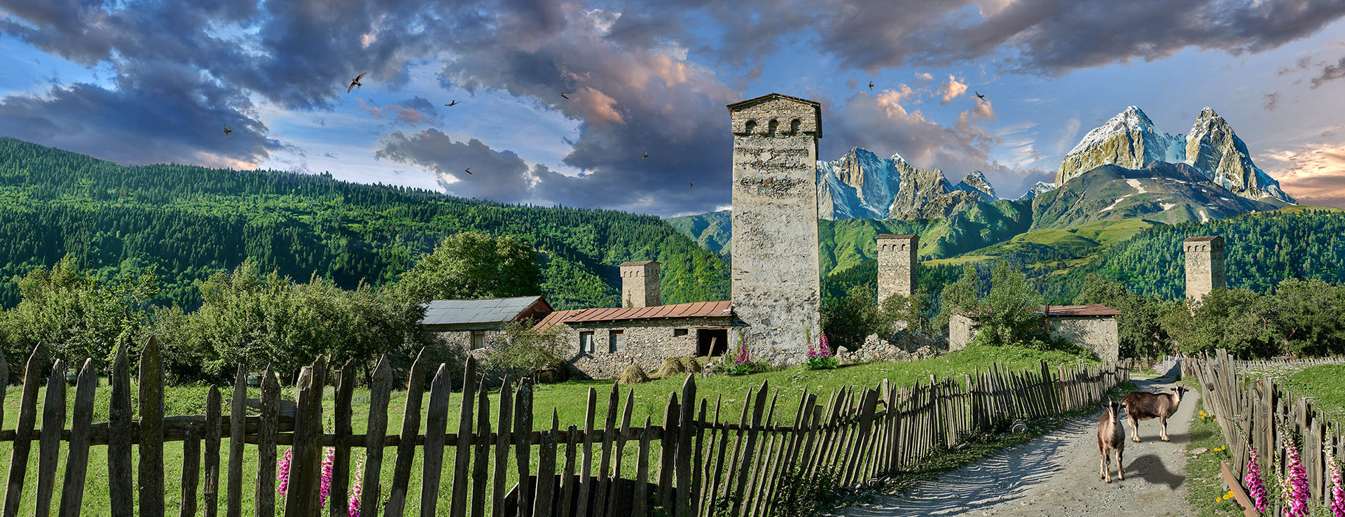 Medieval Svan Tower Houses of Svaneti, Georgia (country)