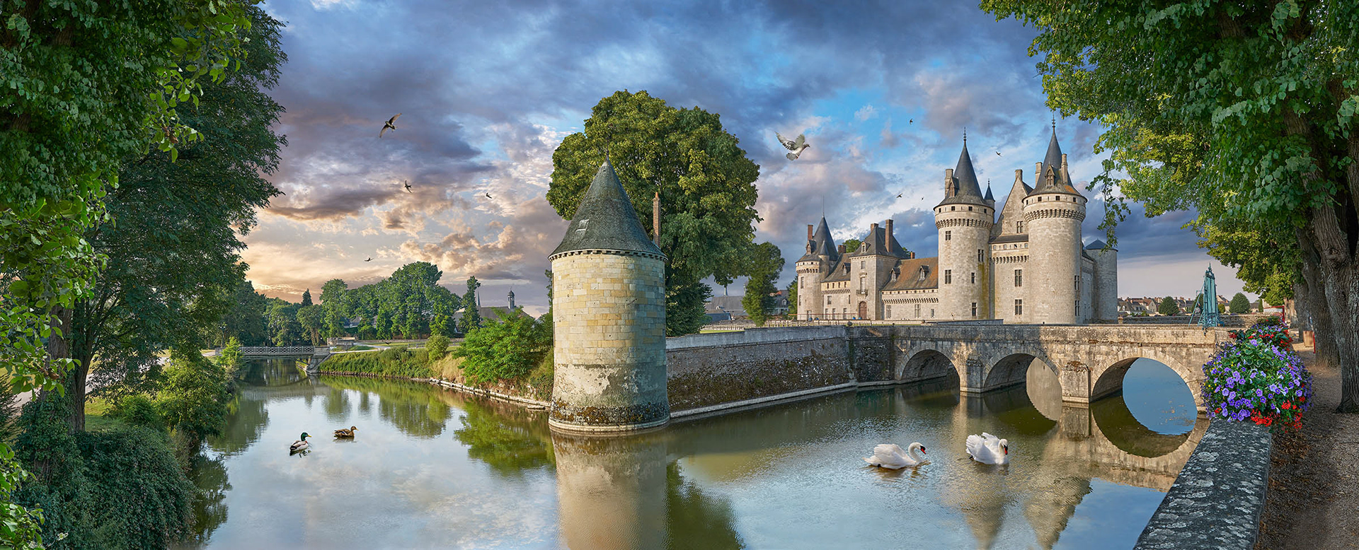 Chateau Sully sur Loire France photo by photographer Paul E Williams