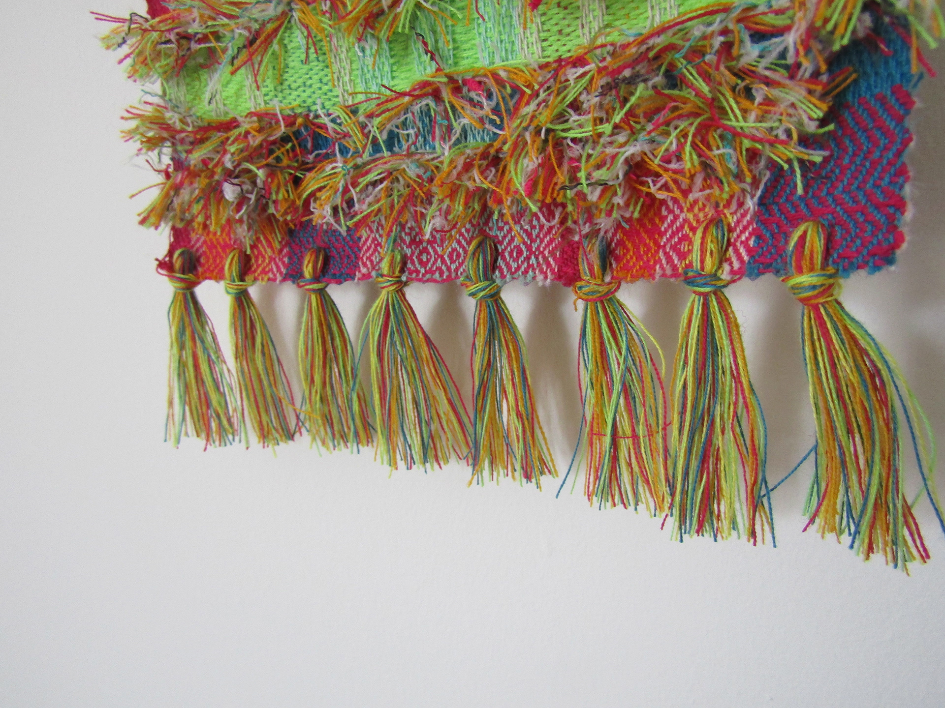 Tassels which I added to sample five