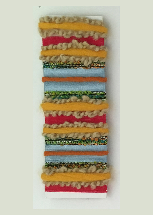 Yarn warp for sample 2