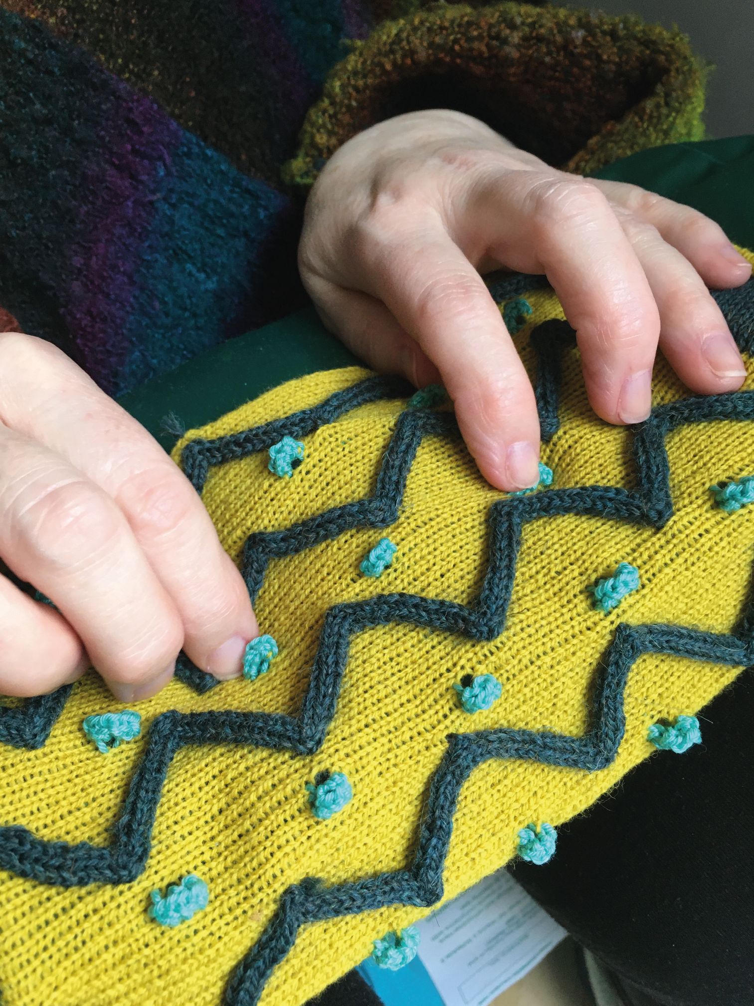 Final fabrics from the green collection