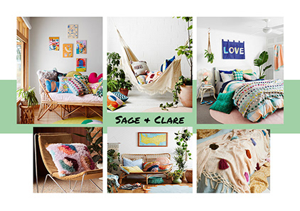 Interiors and product inspiration - Sage and Clare board