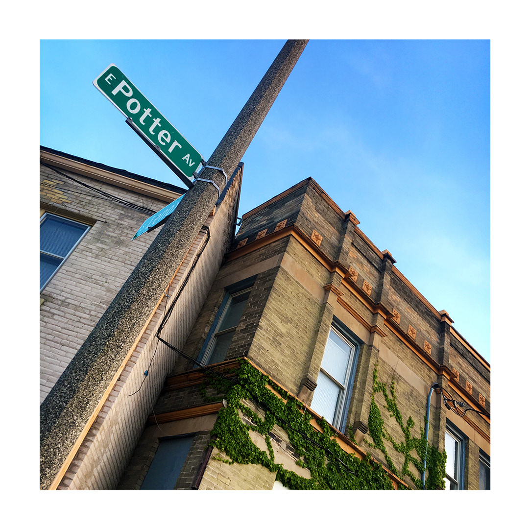 East Potter Avenue of Bay View, Milwaukee, WI