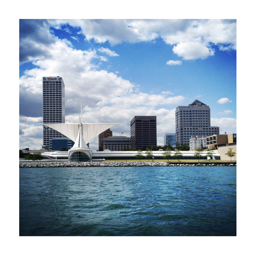 Skyline from Lake Michigan, Milwaukee, WI