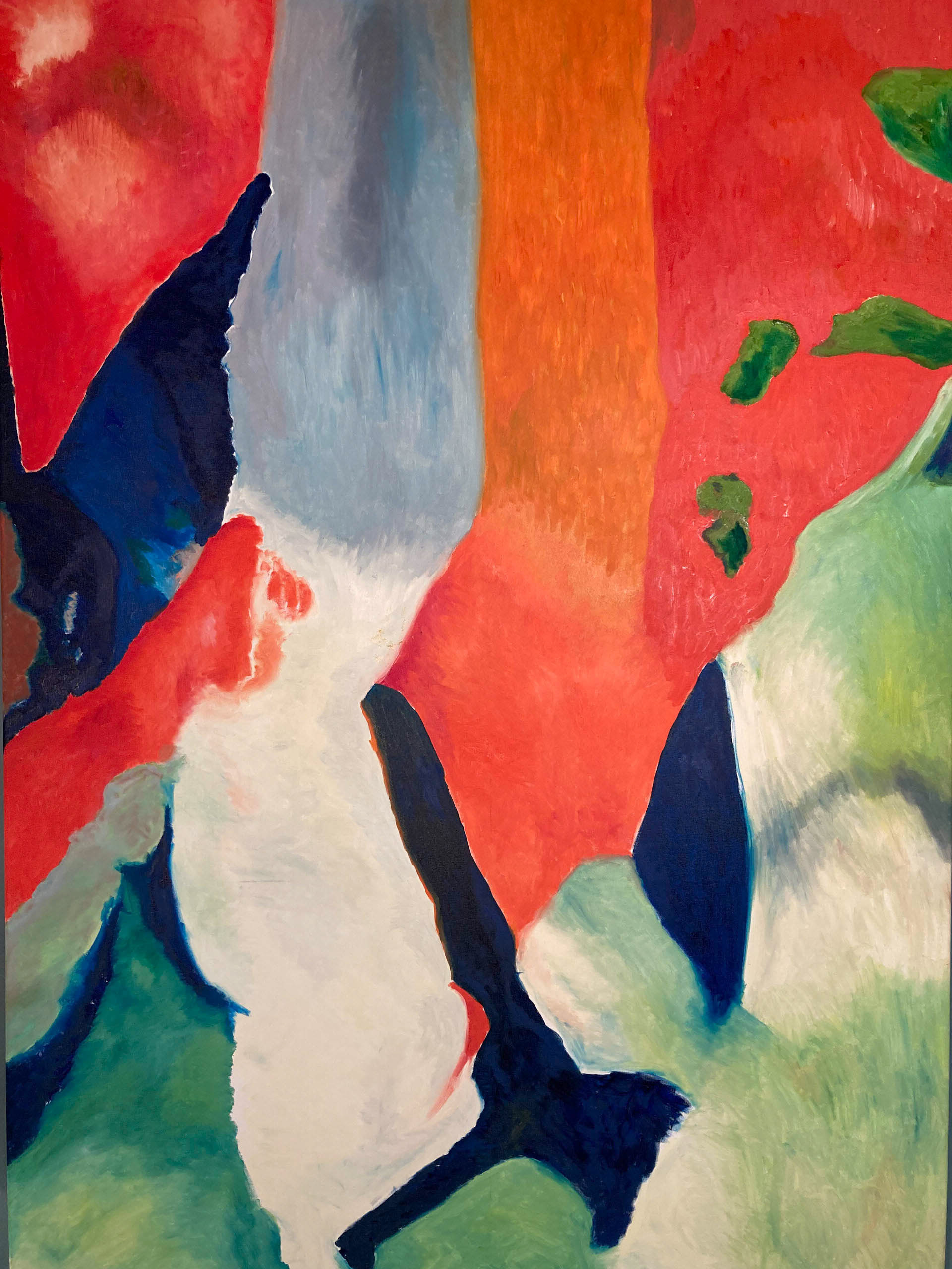 Ku. oil on canvas 110W x 155H x 2 D cm (45,3x61 in)