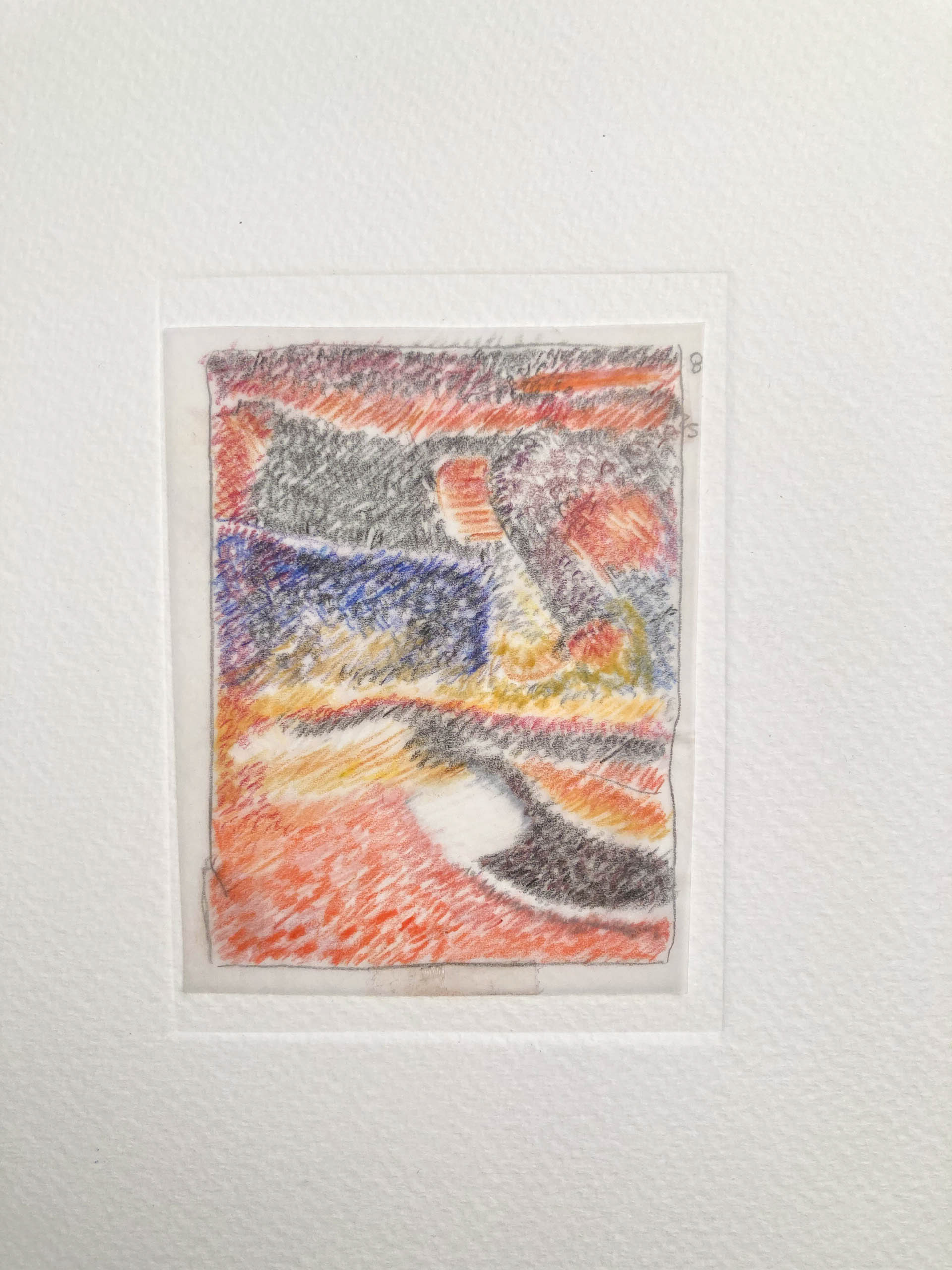 Pencil drawing 7,5 W x 10 H cm