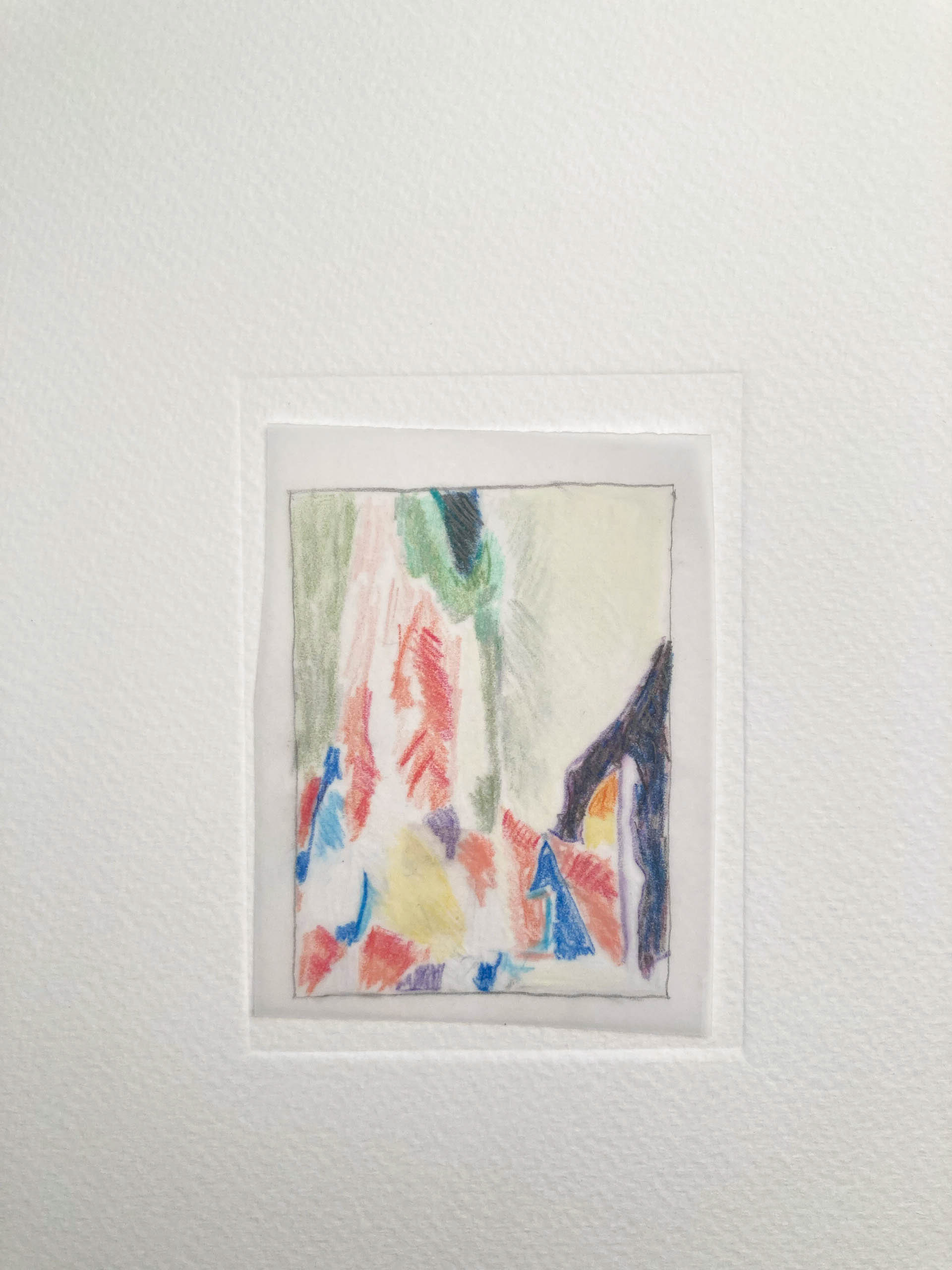 nonobstant 11. Pencil drawing 7,5 W x 10 H cm