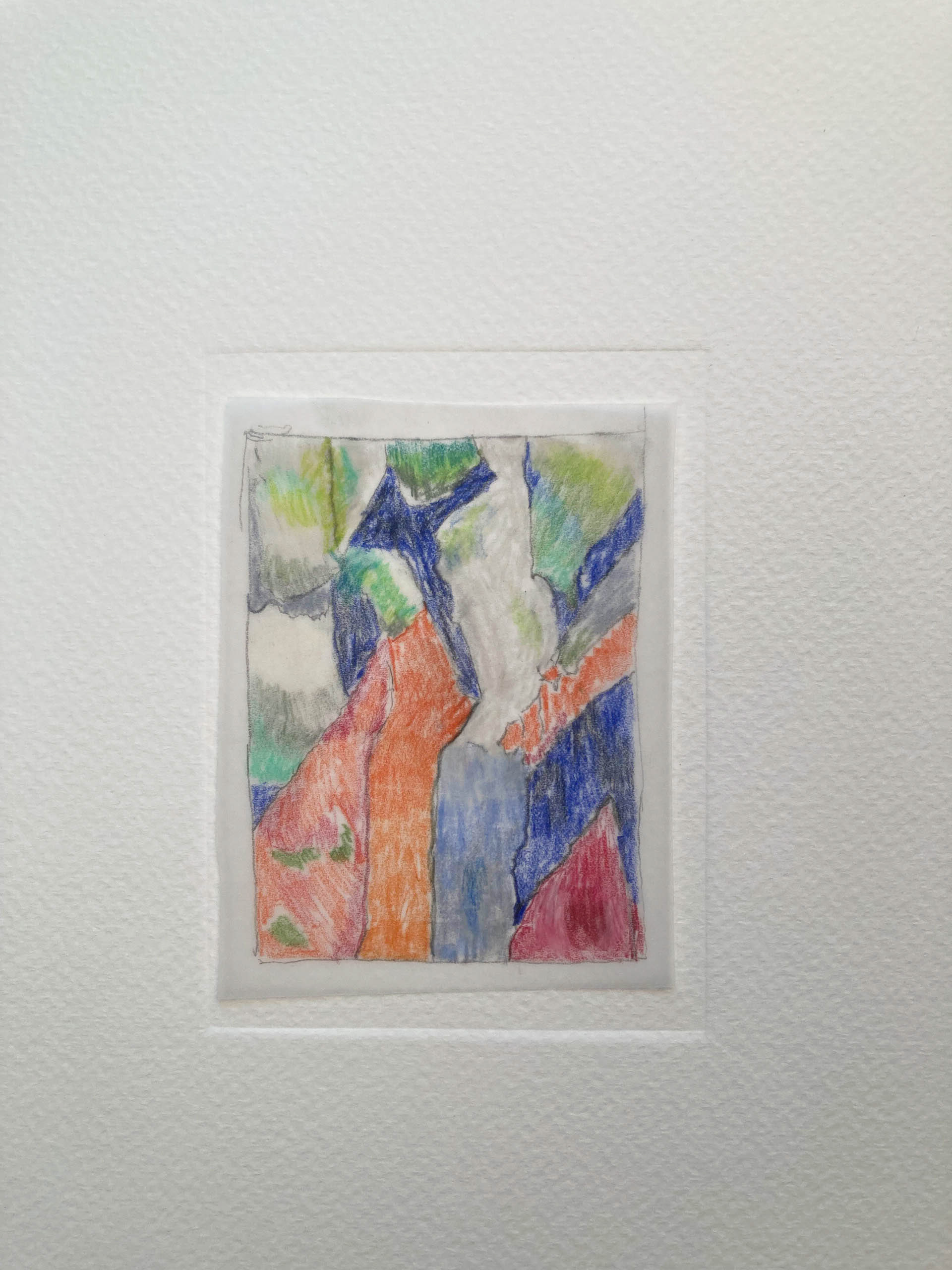 nonobstant 7. Pencil drawing 7,5 W x 10 H cm