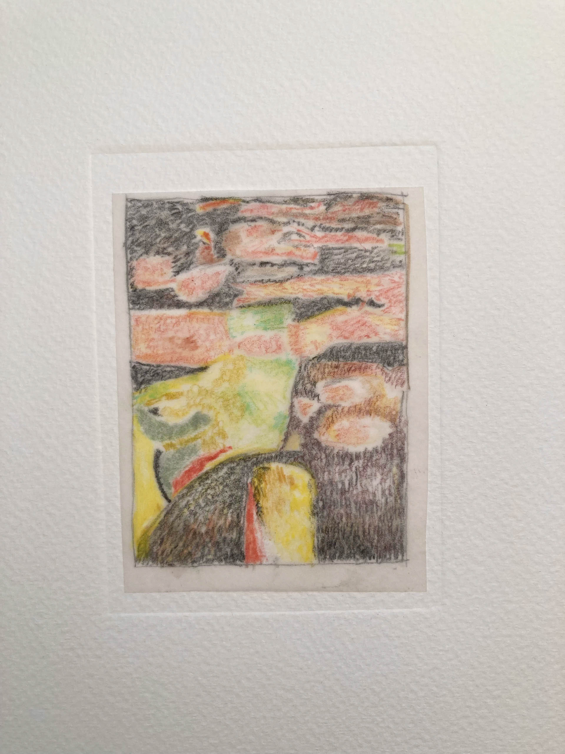 Pencil drawing 7,5 W x 10 H cm