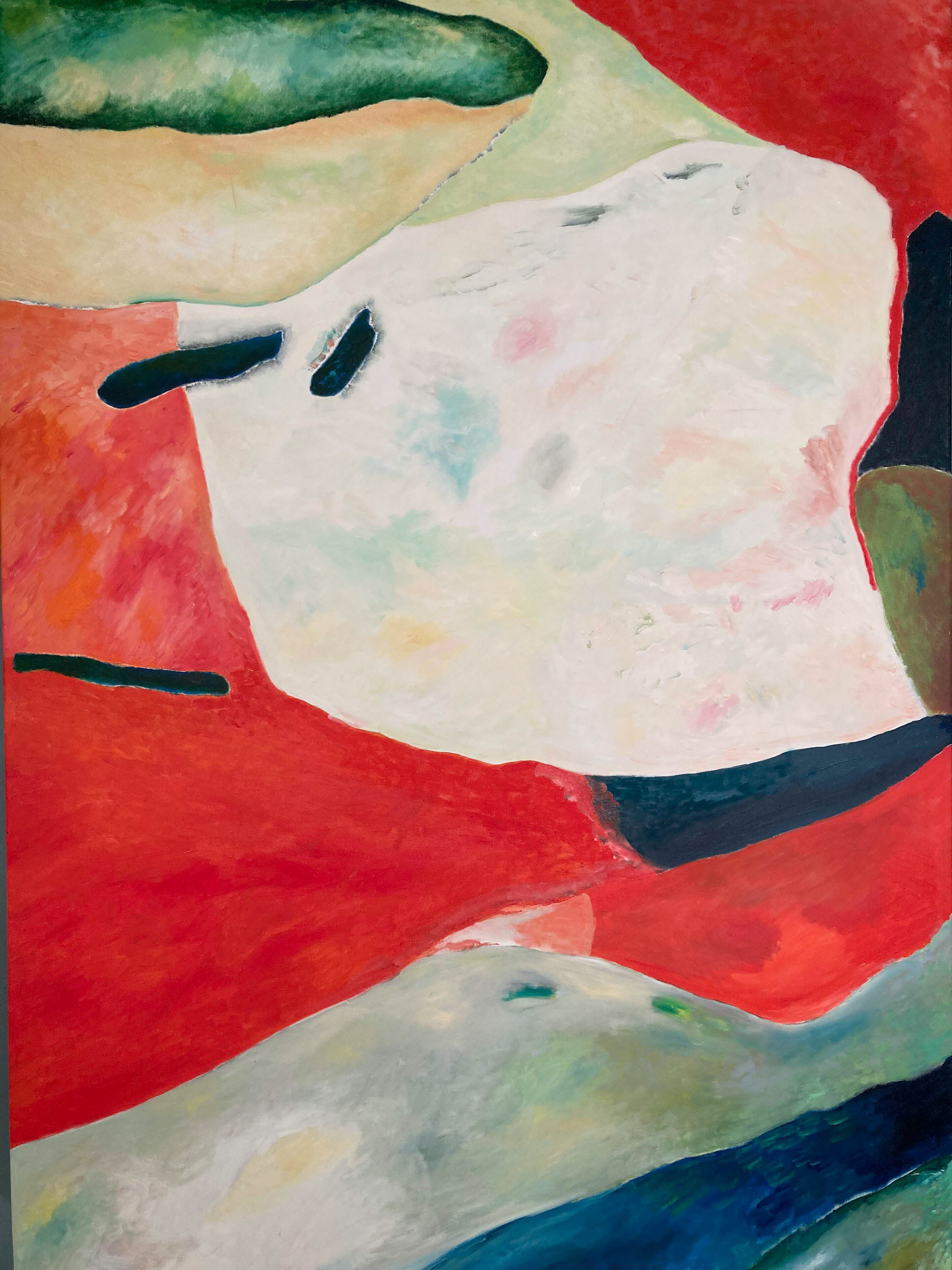 Ku. oil on canvas 110 W x 155 H x 2 D cm (45,3x61 in)