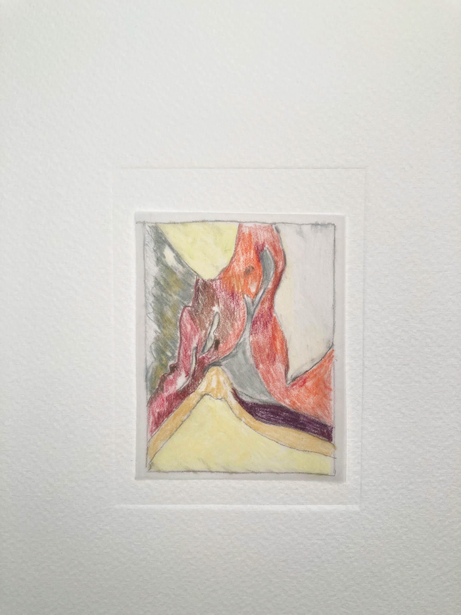 nonobstant 9. Pencil drawing 7,5 W x 10 H cm