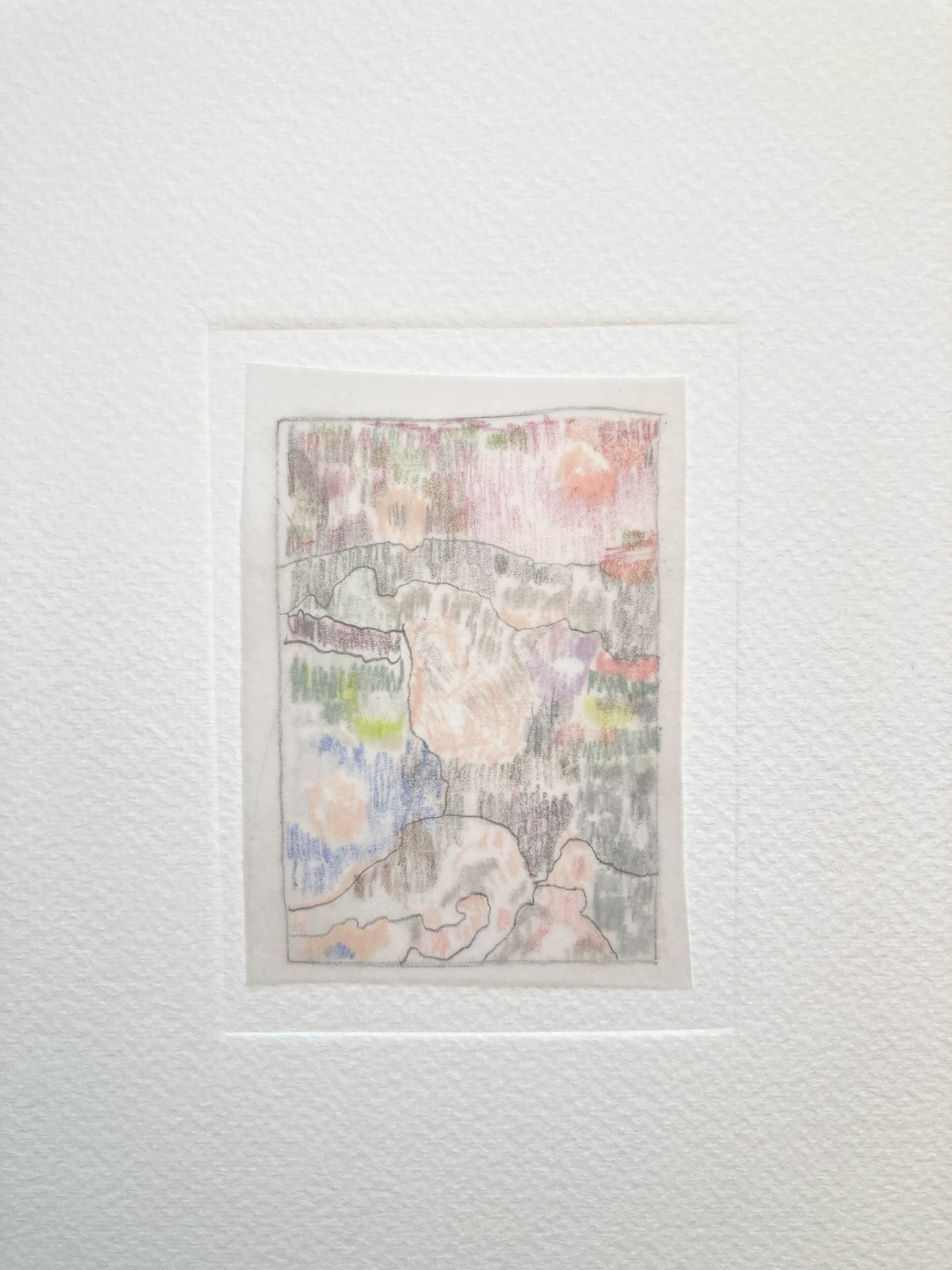 Pencil drawing 7,5 W x 10 H cm