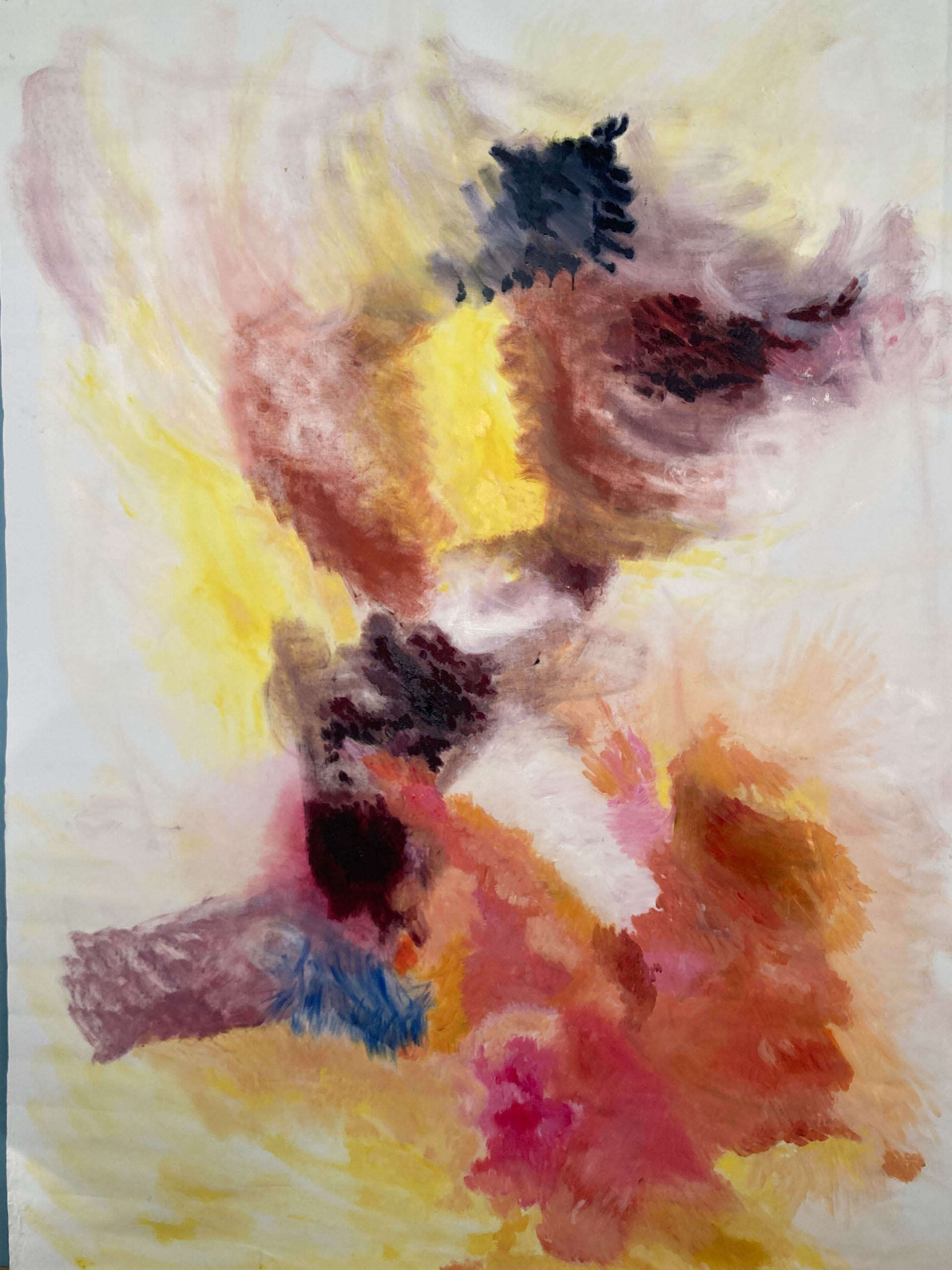 Polynôme. oil on canvas 110W x 155Hx2D cm  (45,3X61 in)