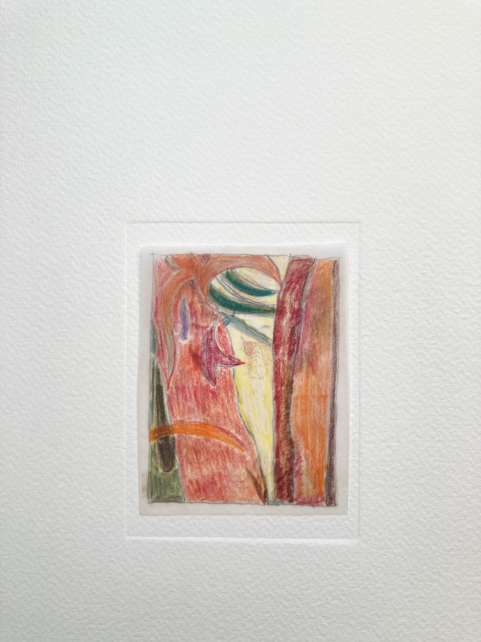 abstraction organique 7. Pencil drawing 7,5 W x 10 H cm