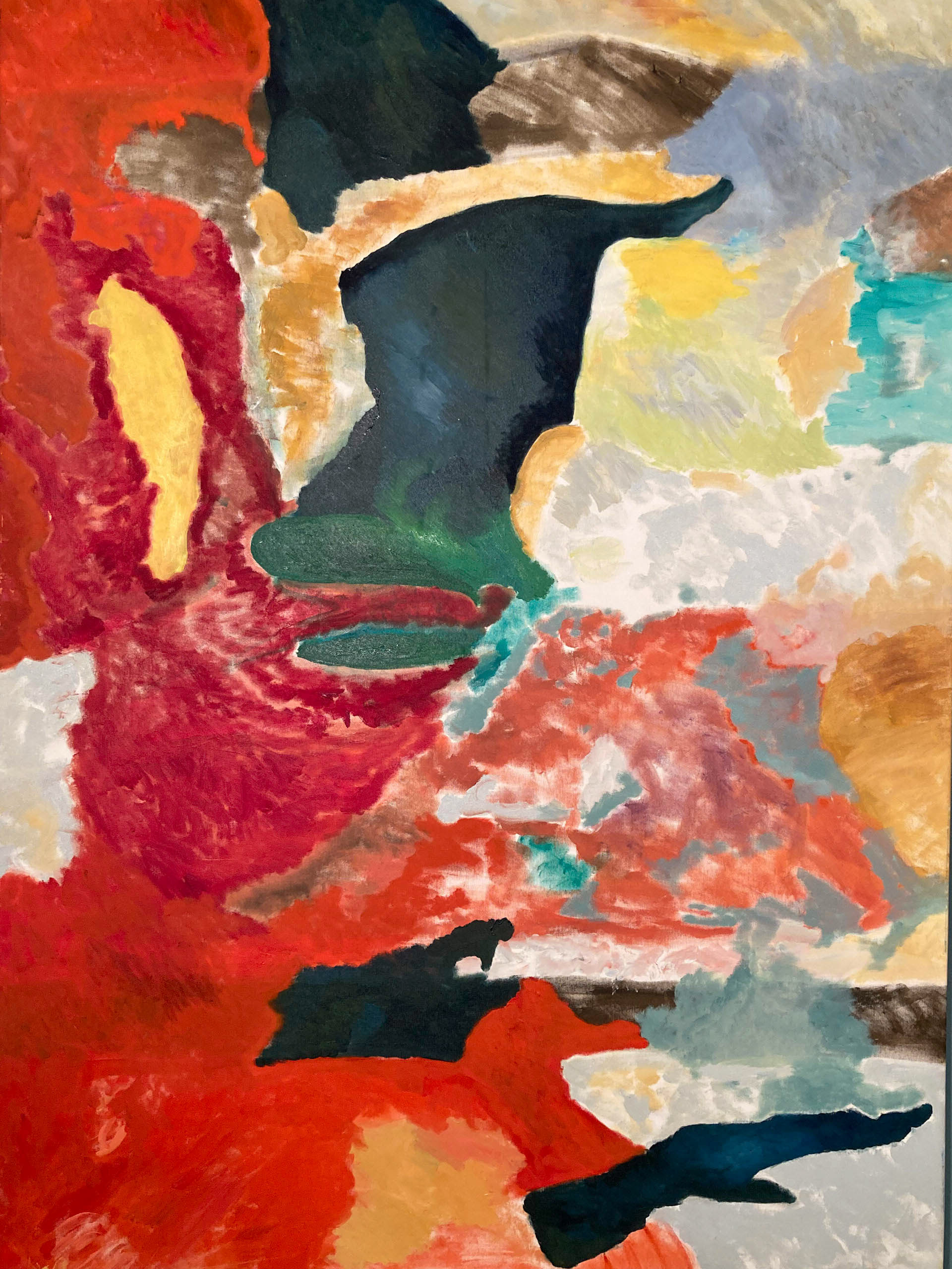 Shümü. oil on canvas 110W x 155H x 2D cm (45,3X61 in)