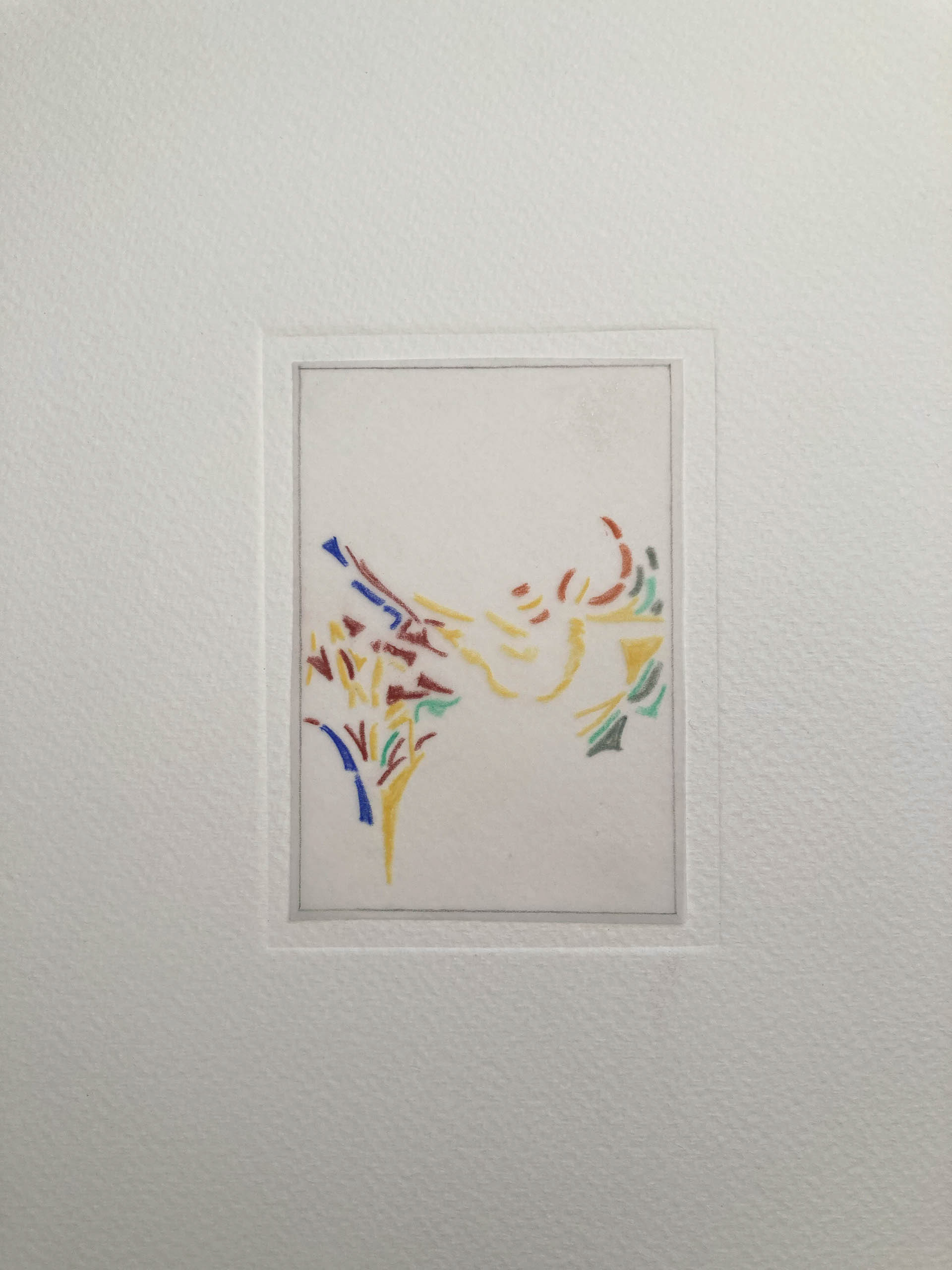 Pencil drawing 7,5 W x 10 H cm