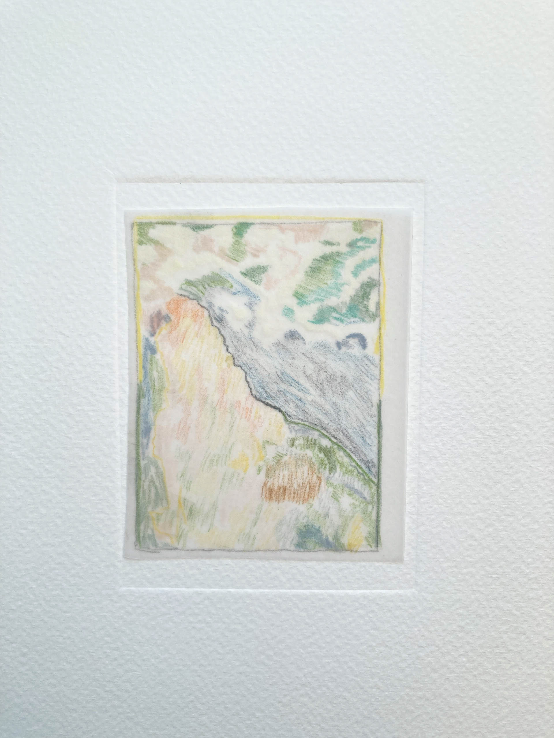 Pencil drawing 7,5 W x 10 H cm