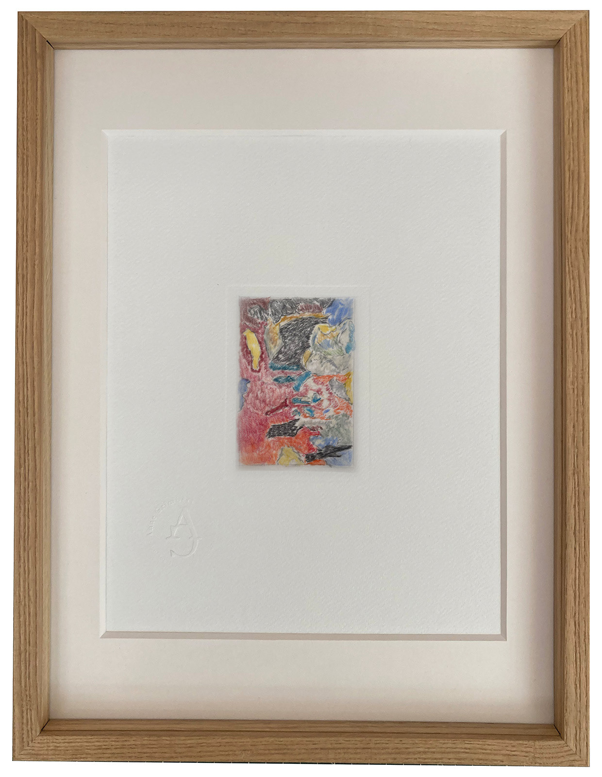 abstraction organique 8. Pencil drawing 30Wx40H cm