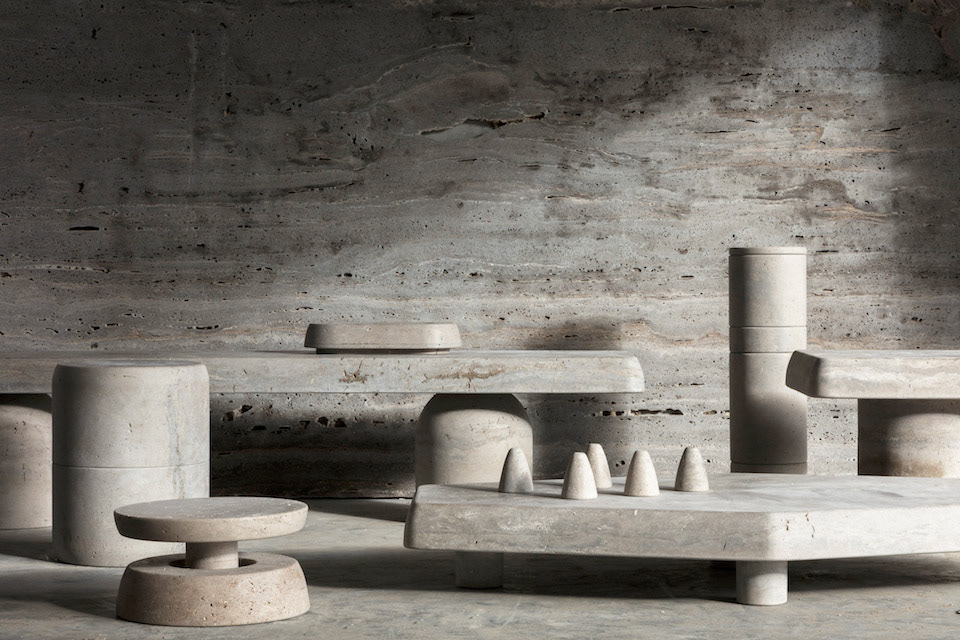Primitif bench by Francesco Balzano & Valeriane Lazard