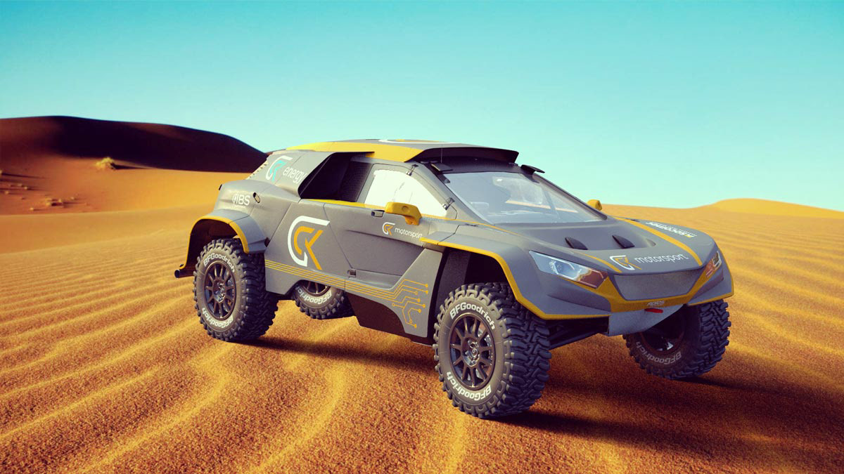 GCK e-Blast 1 livery and visual by Chris Warner Design