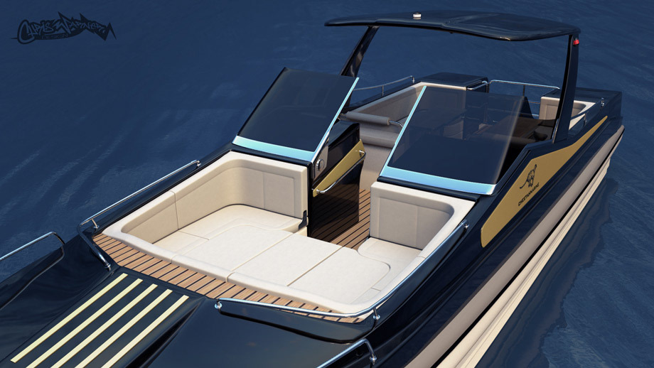 Cheetah Marine Catamaran e-RIB by Chris Warner Design