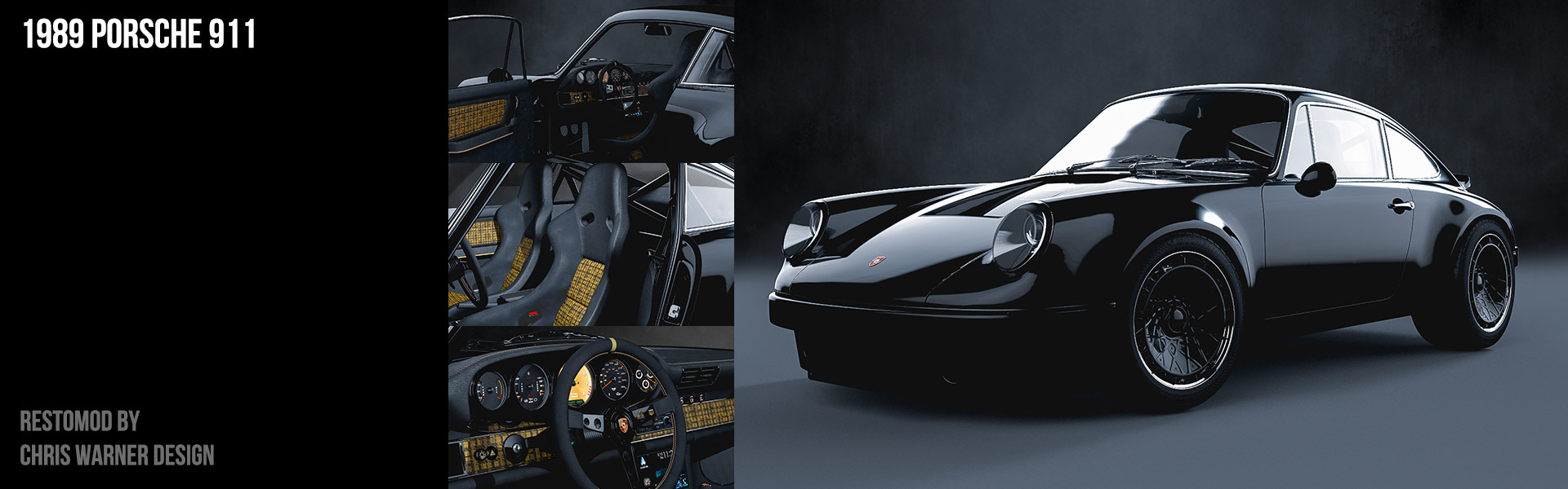 1989 Porsche 911 Restomod Design - by Chris Warner Design