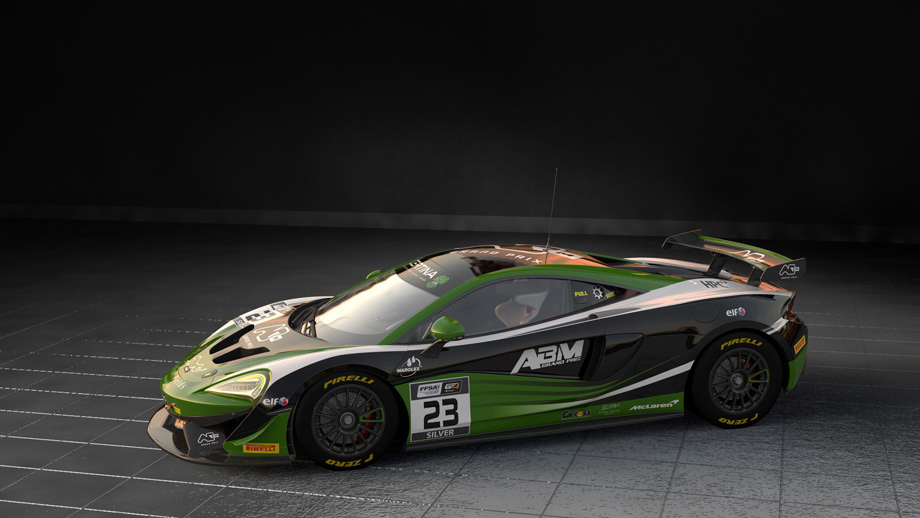 ABM Grand Prix McLaren GT4 visuals by Chris Warner Design