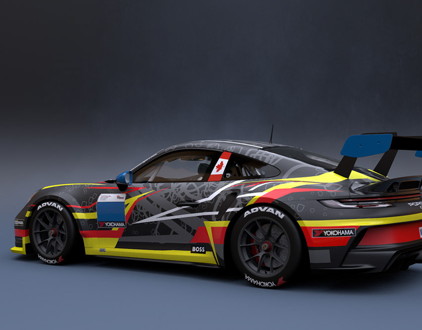 Chris Warner Design - Porsche Challenge North America Livery Design