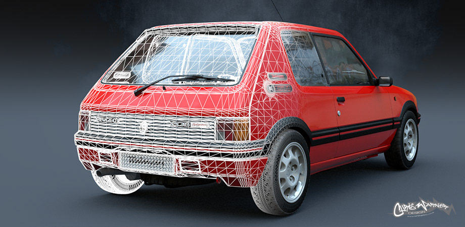 Tolman Editon 205GTi - visualised by Chris Warner Design