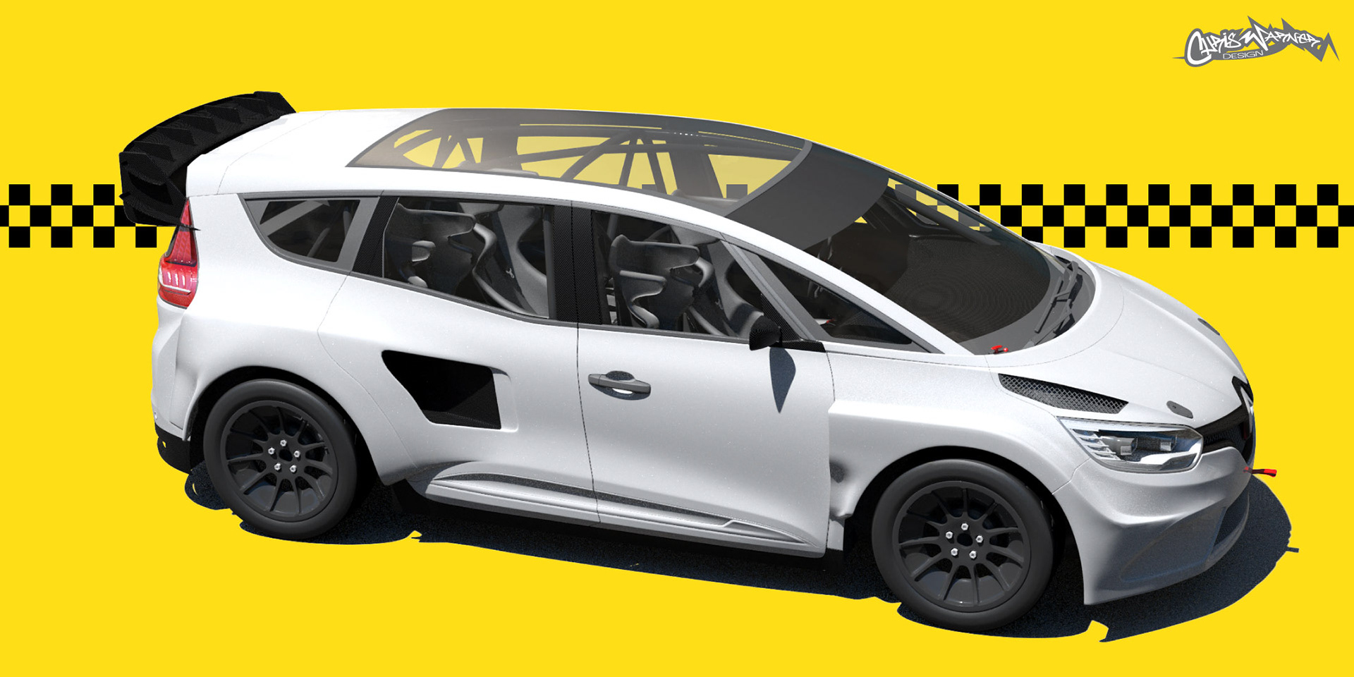 Rallycross Taxi Concept by Chris Warner Design