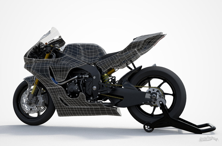 World Superbike visualistion and livery design by Chris Warner Design