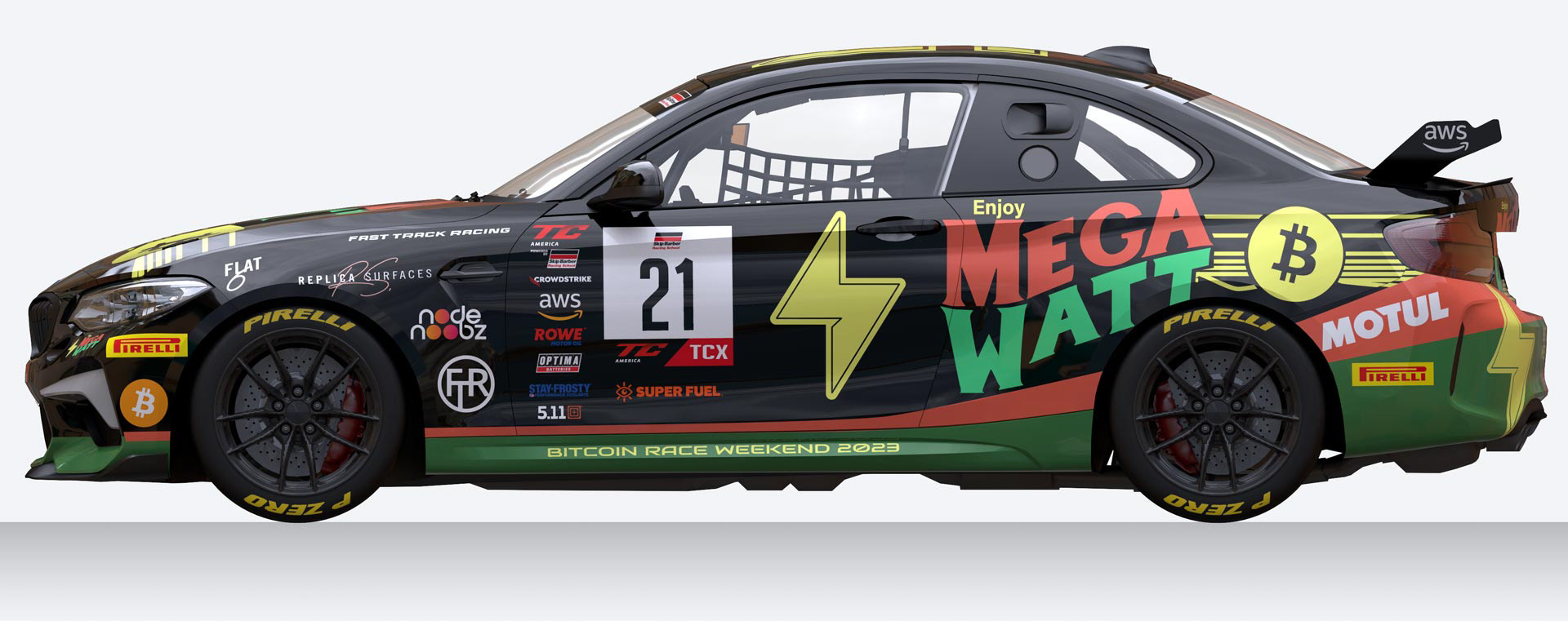 Megawatt BMW M2 CS Days of Thunder livery by Chris Warner Design