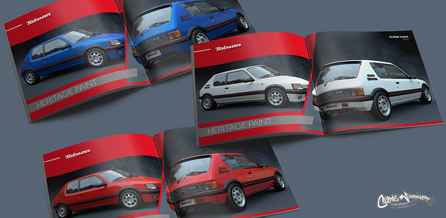 Tolman Editon 205GTi - visualised by Chris Warner Design