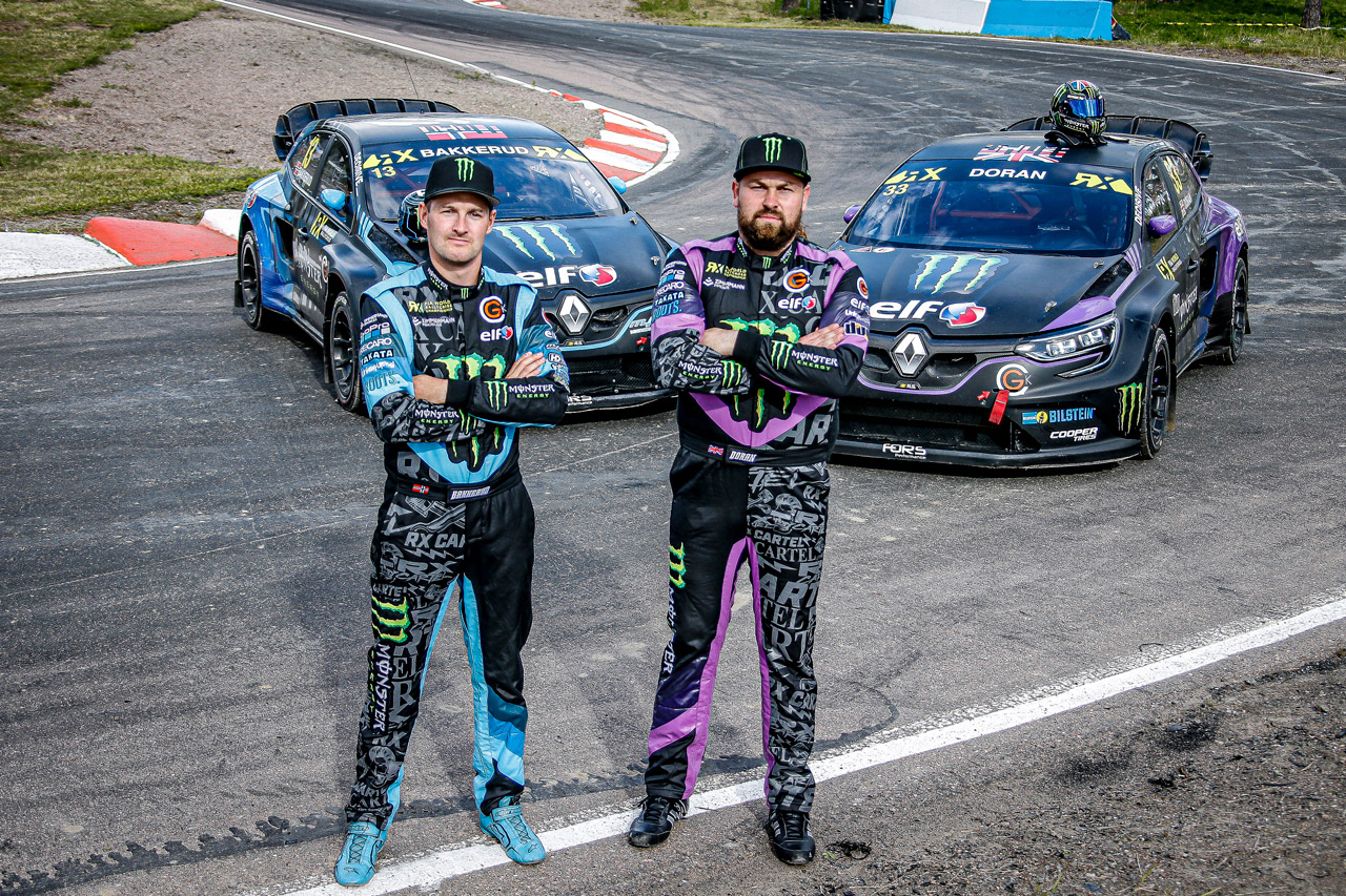 RX Cartel racesuits and livery by Chris Warner Design