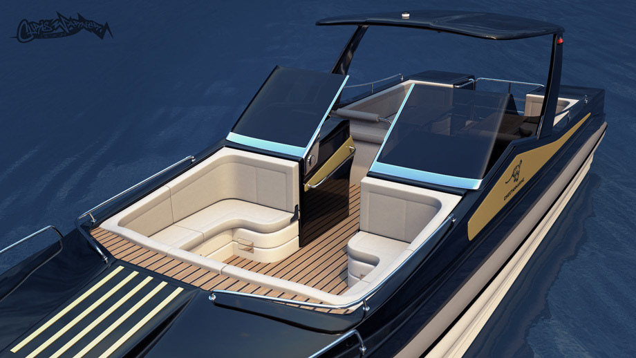 Cheetah Marine Catamaran e-RIB by Chris Warner Design