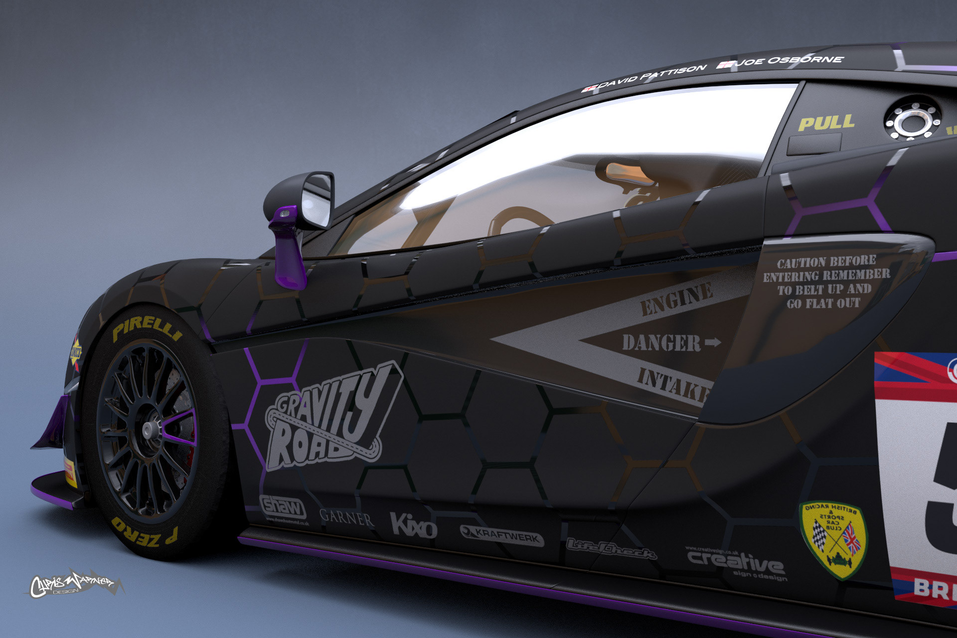 McLaren Stealth Livery by Chris Warner Design