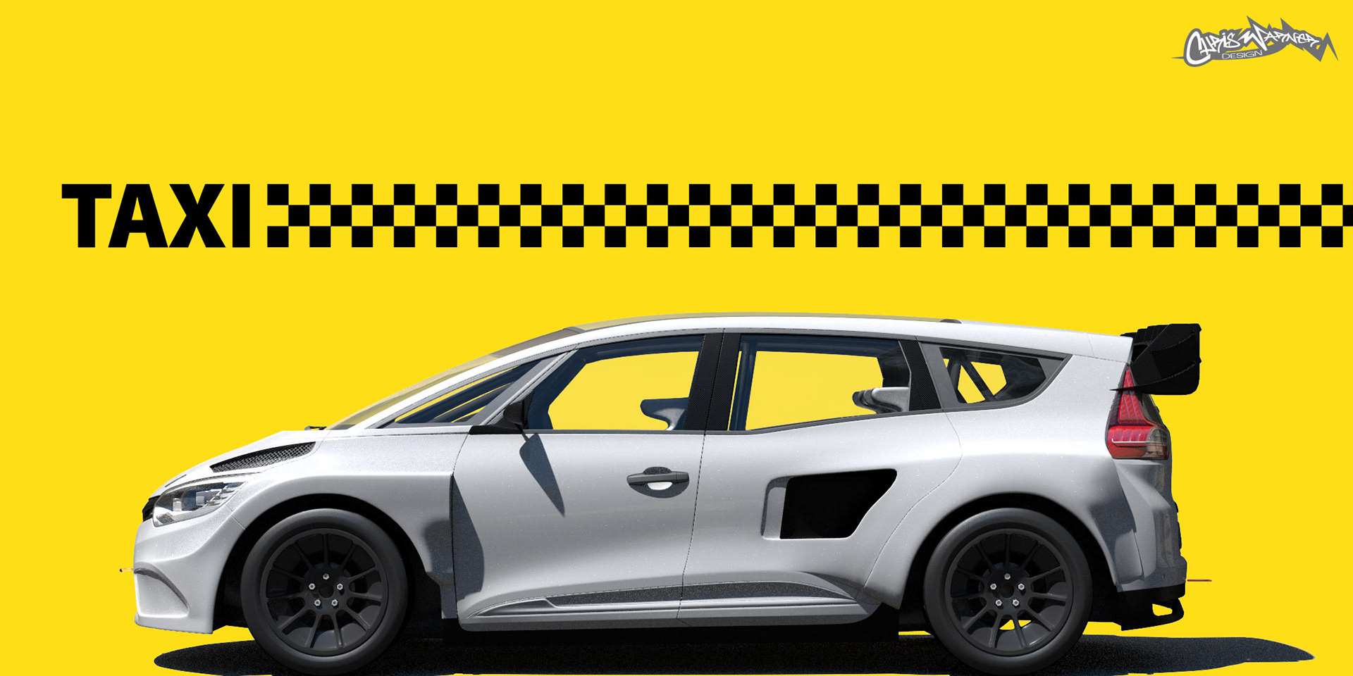 Rallycross Taxi Concept by Chris Warner Design