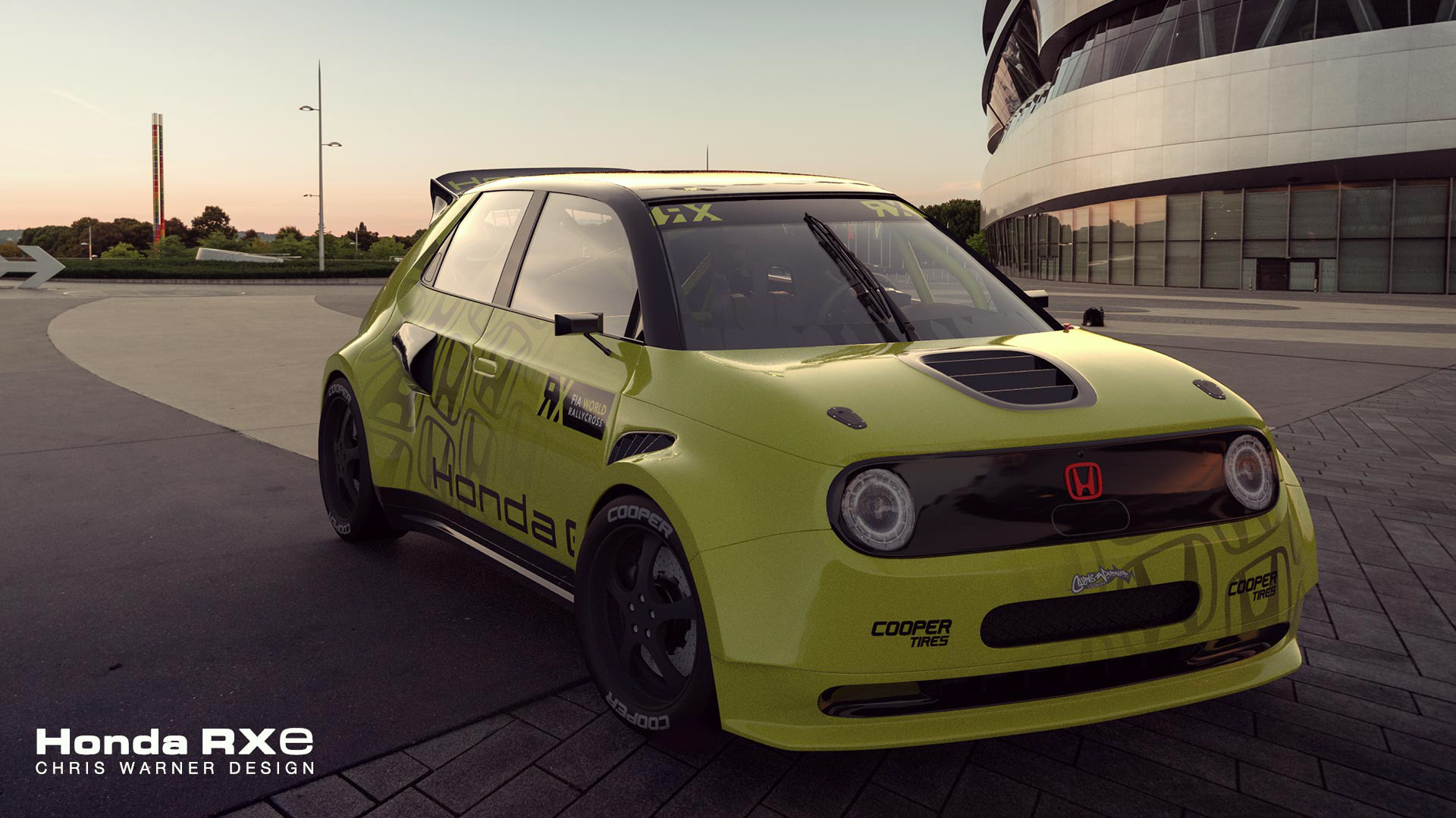 Honda RXe rallycross concept by Chris Warner Design