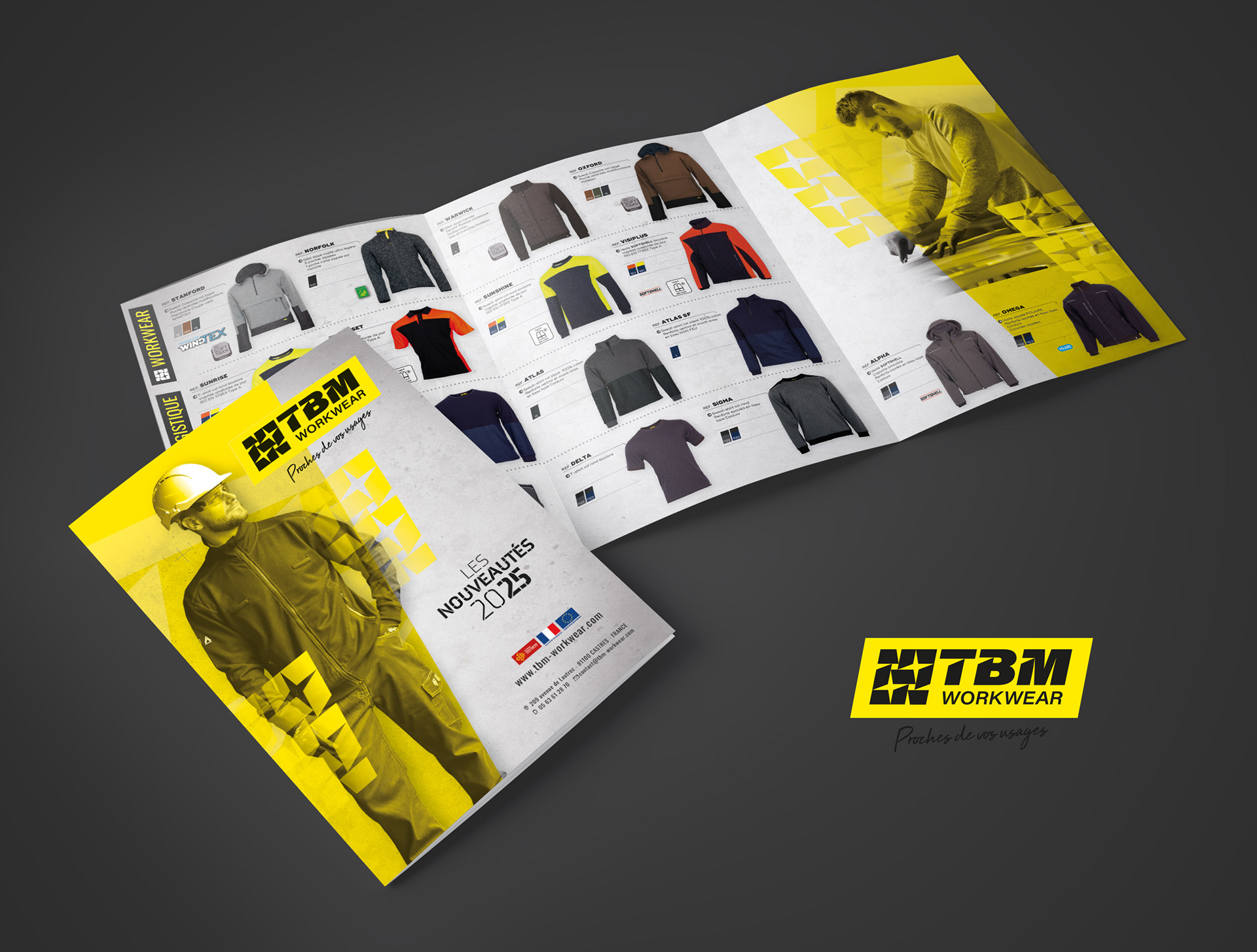 création d'un dépliant, brochure, catalogue. Retouches de photos, créations de visuel et mise en page