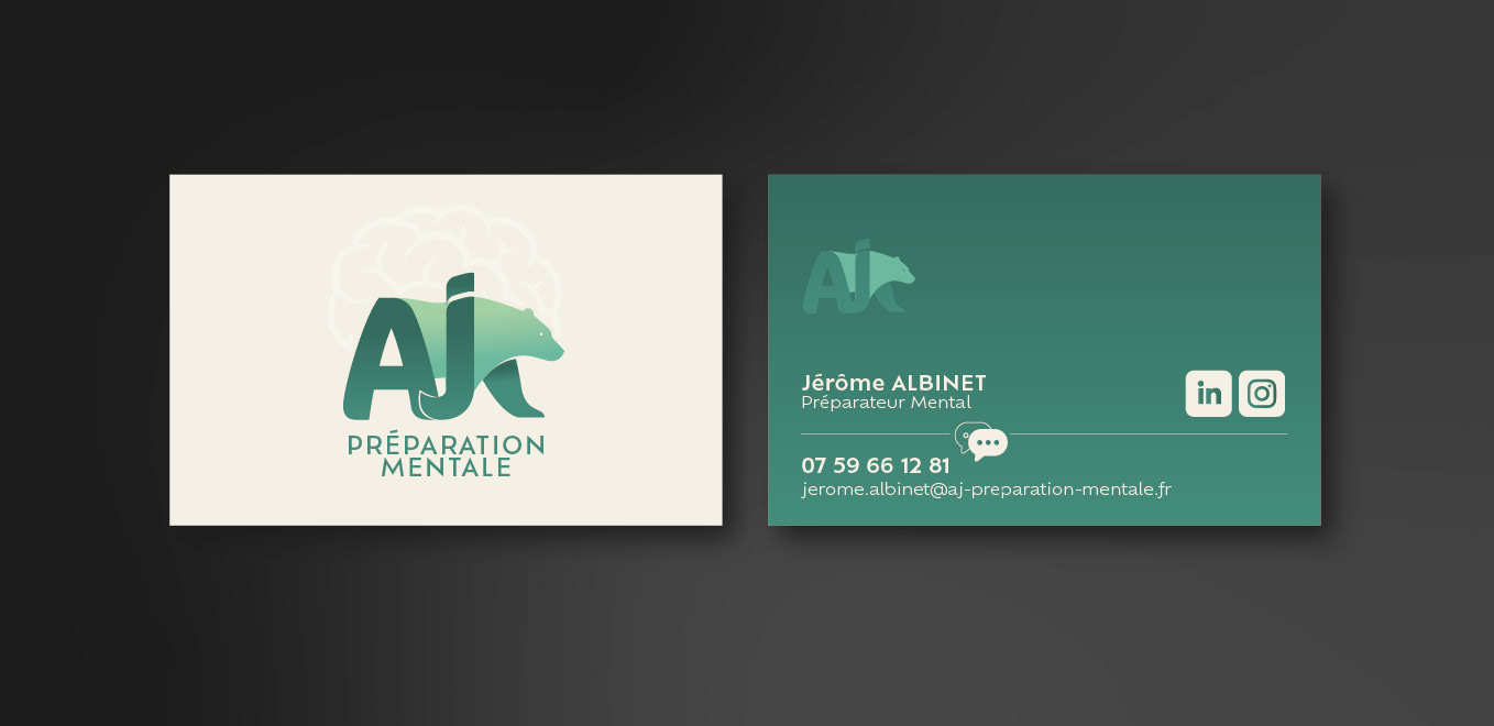 Création de logo et déclinaison sur carte de visite