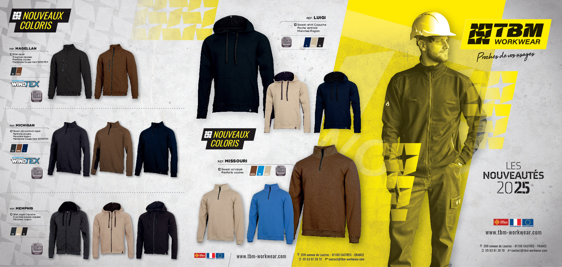 création d'un dépliant, brochure, catalogue. Retouches de photos, créations de visuel et mise en page