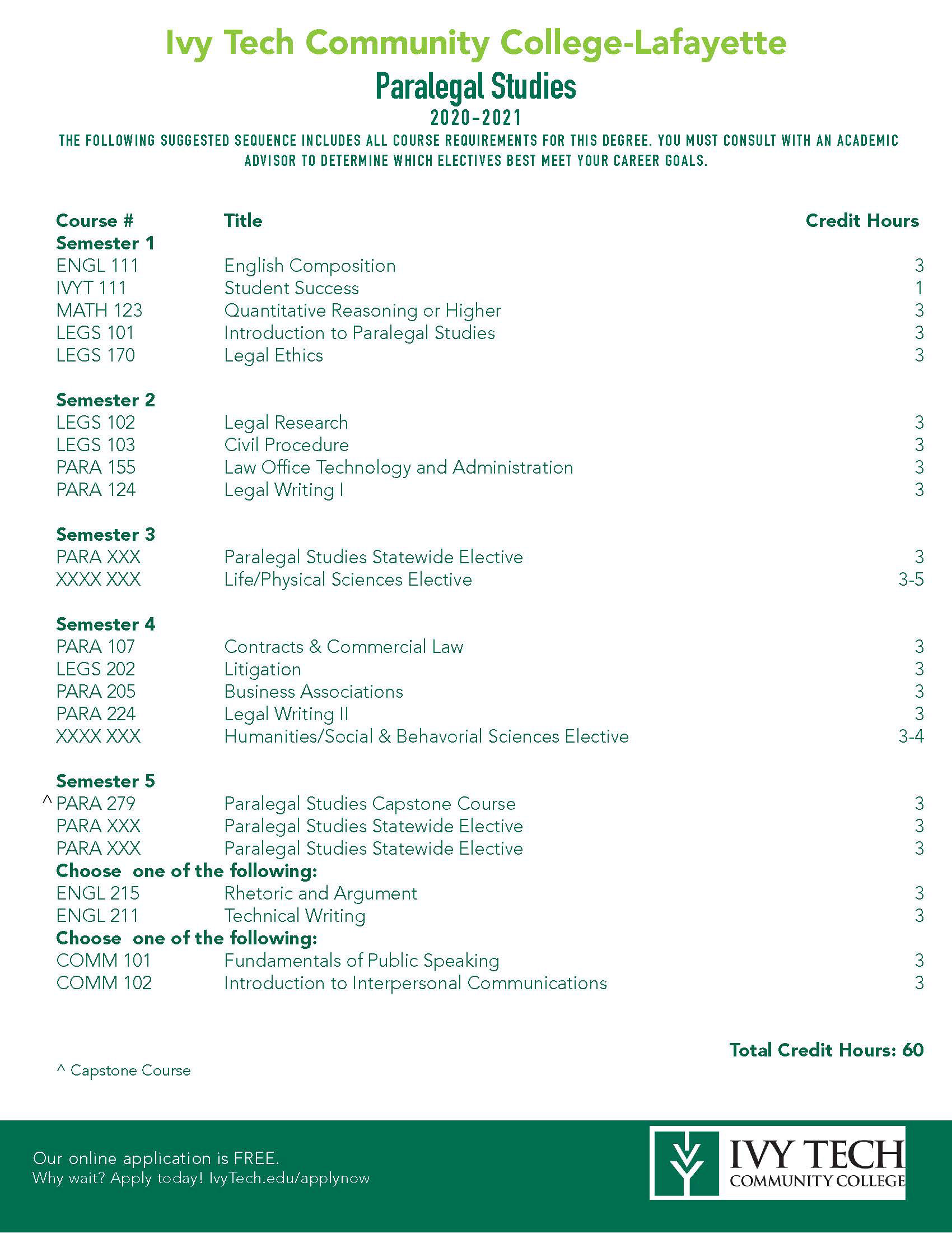 Program Sheet Provided